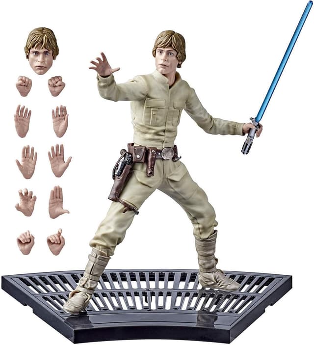Detalle 1 de Star Wars The Black Series „Imperium schlägt zurück“-Luke Skywalker Figur (20 cm) mit beweglichen Punkten