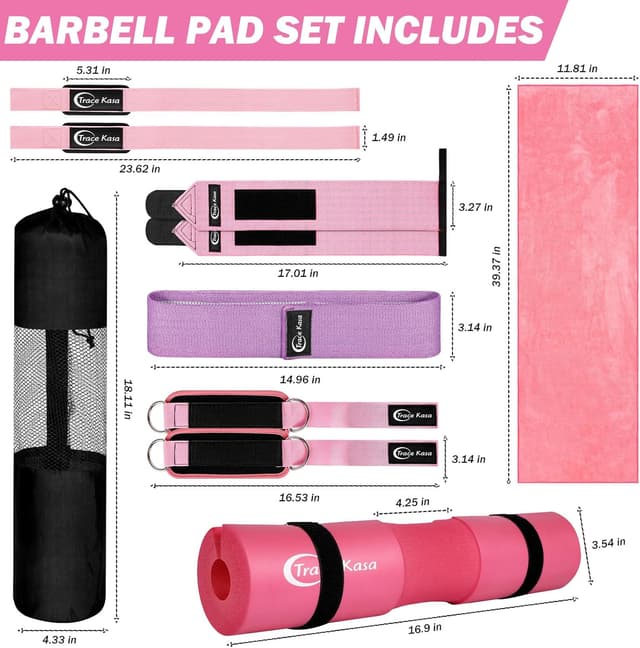 Thumbnail 1 de TRACE KASA Barbell Pad Set for Squats