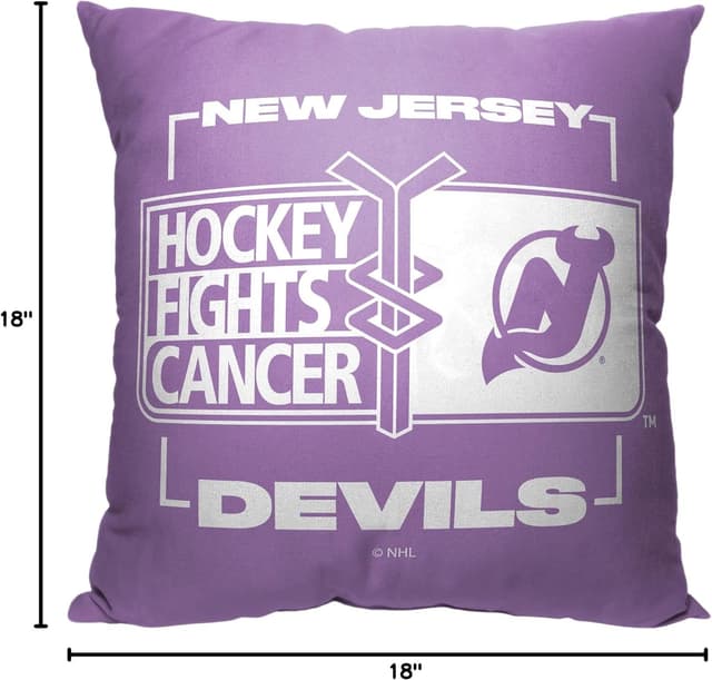 Detalle de Northwest NHL Unisex-Adult 18x18 Decorative Pillow