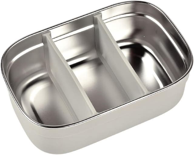 Thumbnail 1 de Béaba Lunchbox infantil de acero inoxidable 🥪 760 ml, gris/Azul