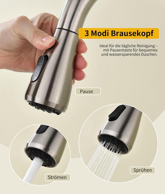 Thumbnail 2 de Wasserhahn Küche Ausziehbar 360°