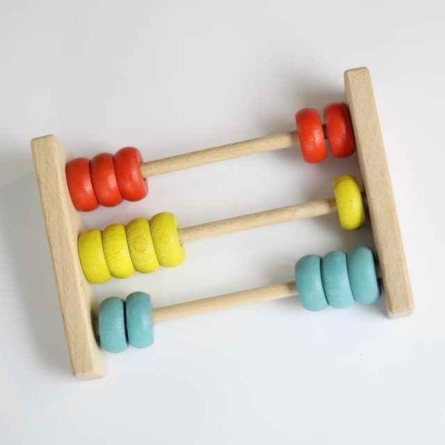 Detalle 2 de Igroteco Abakus für Kinder (3x5) aus Holz – spielerisches Rechnen lernen