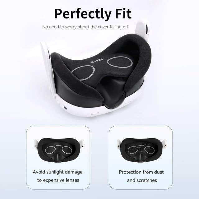 Detalle 2 de AMVR Lens Protector Set for Meta/Oculus Quest 3 (glasses spacer frame, no lenses)