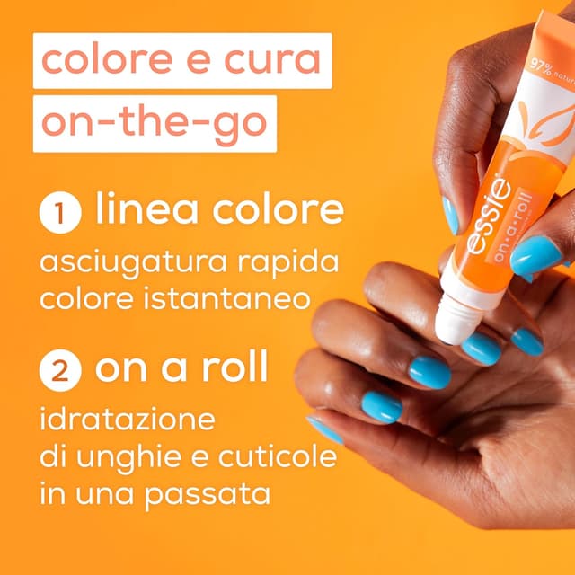 Detalle 2 de Essie Olio Unghie On-A-Roll Apricot 260 (13,5 ml) con olio di albicocca per cuticole morbide