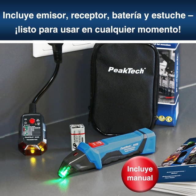 Thumbnail 4 de PeakTech 3432 Localizador de fusibles