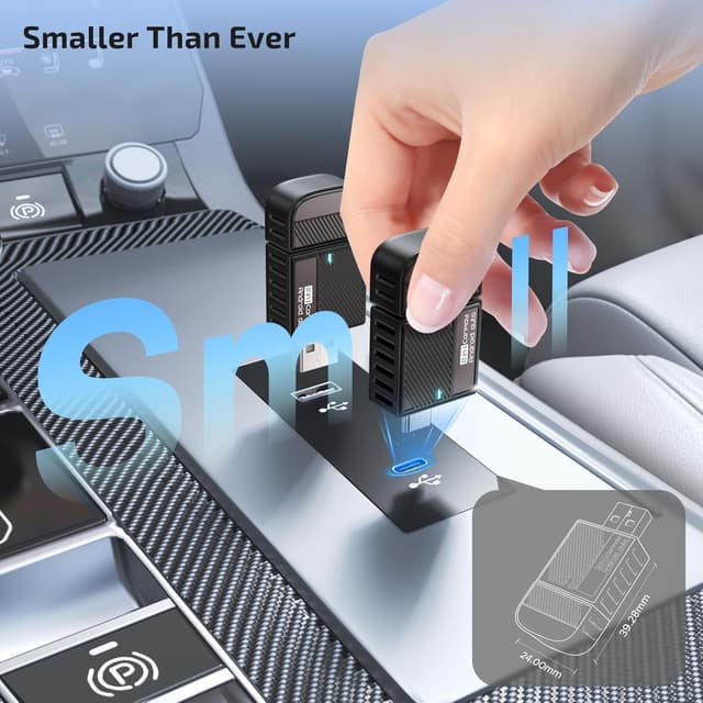 Thumbnail 6 de Wireless Android Auto & CarPlay Adapter 2-in-1 Black