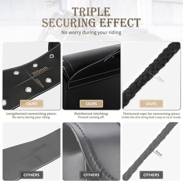 Thumbnail 5 de NICECNC Sacs De Selle Moto 25L 🏍