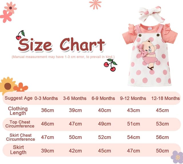 Thumbnail 5 de HEOXIN Baby Mädchen Röcke Set 0-18 Monate