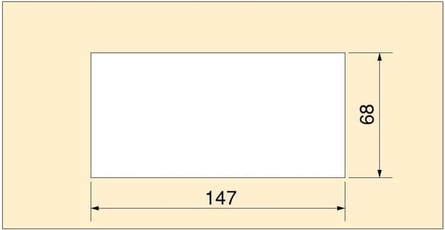 Thumbnail 4 de Emuca Pasacables para Mesa, Rectangular, 160x80mm, Aluminio ⚙