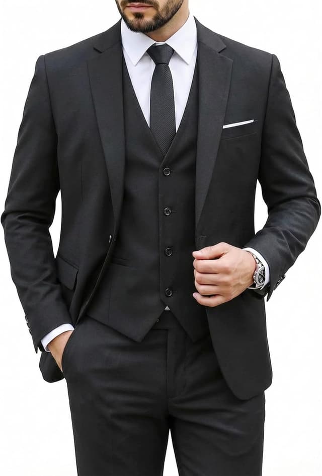 Imagen de MY'S 3 Piece Slim Fit Suit Set en OfertitasTOP