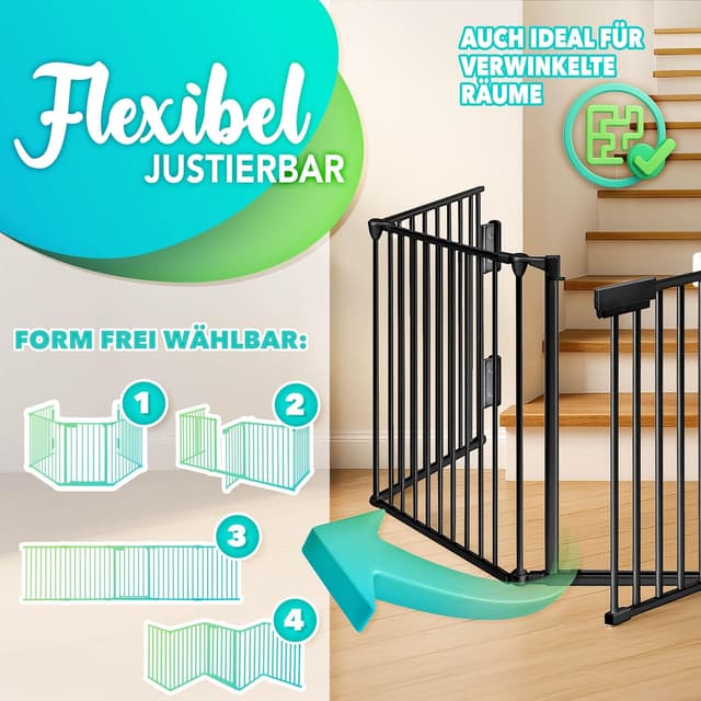 Thumbnail 4 de KIDUKU Kaminschutzgitter 300 cm 🔒📐