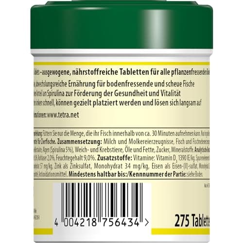 Thumbnail 1 de Tetra Pleco Tablets - Nutritivo para peces de fondo 🐠