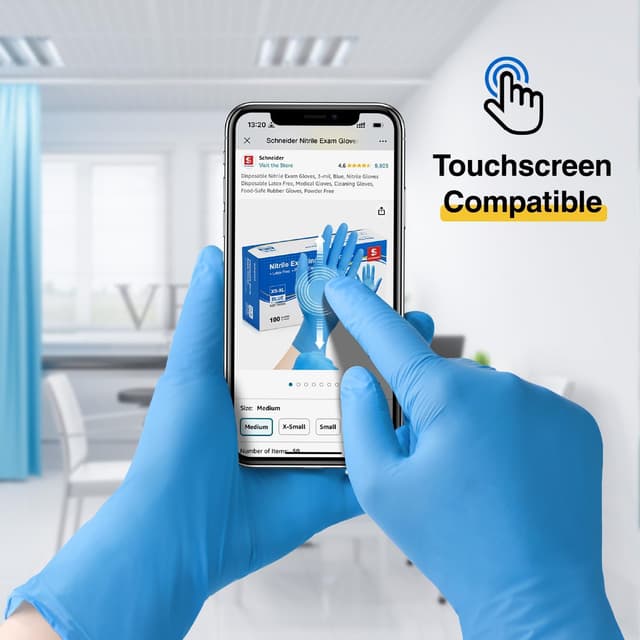 Thumbnail 3 de Schneider Nitrile Exam Gloves