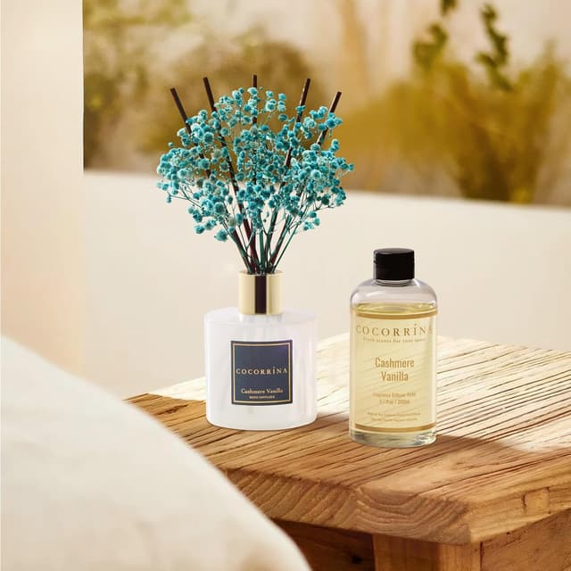 Detalle 2 de COCORRÍNA Cashmere Vanilla diffuser refill 6.7 fl oz