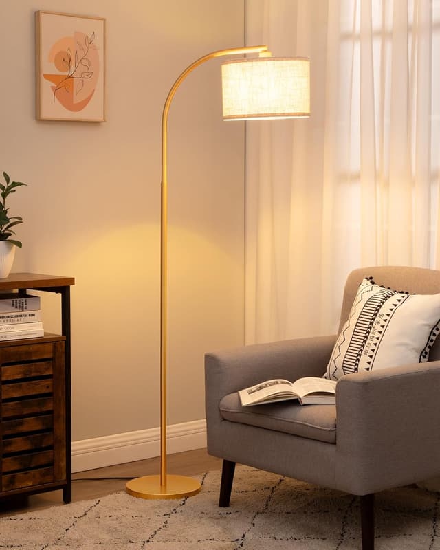 Detalle 2 de EDISHINE Stehlampe Wohnzimmer 161 cm mit Bogen