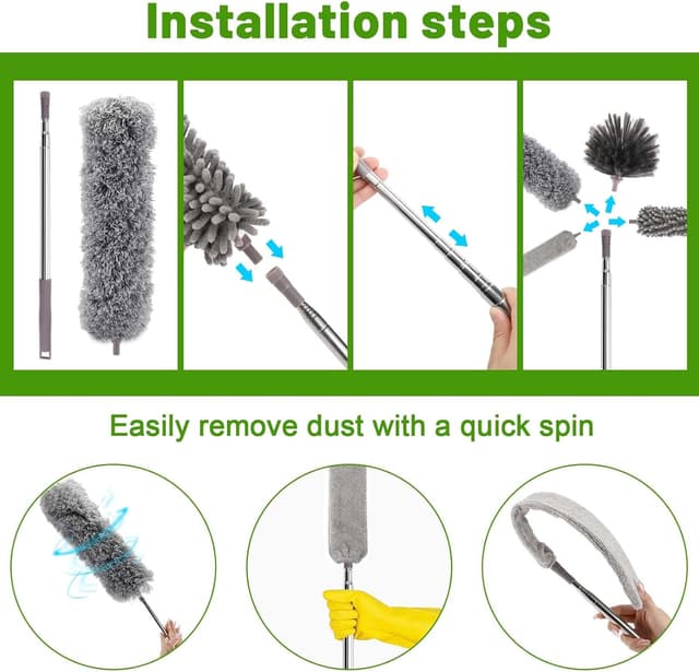 Detalle de Collazoey Plumero Telescópico 6 Piezas