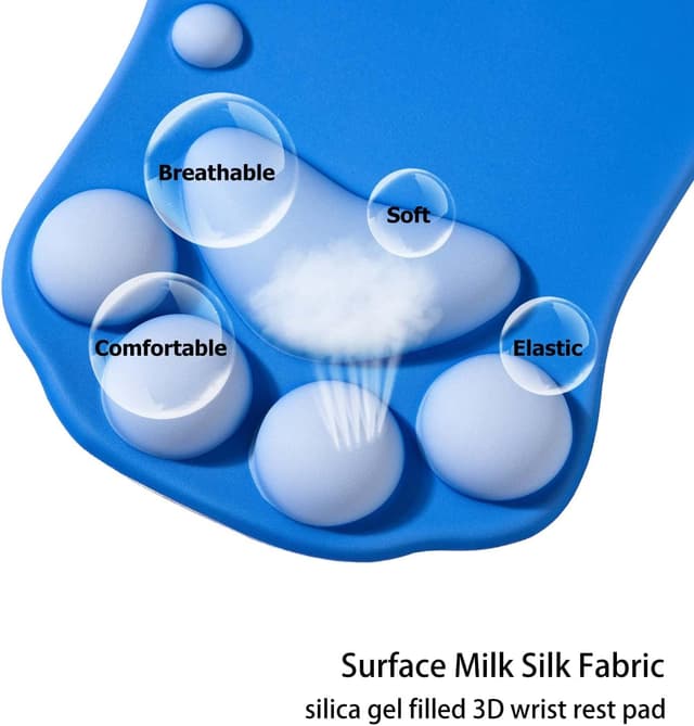 Detalle de Ergonomic Cat Paw Mouse Pad 27x20cm