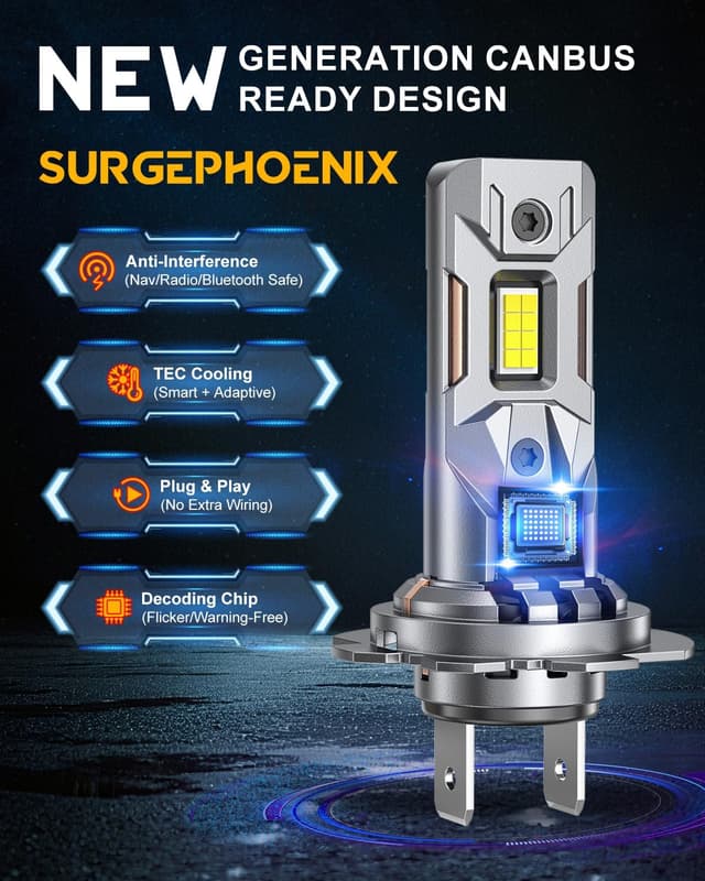 Thumbnail 5 de Surgephoenix H7 50000LM Bright Fog Bulbs