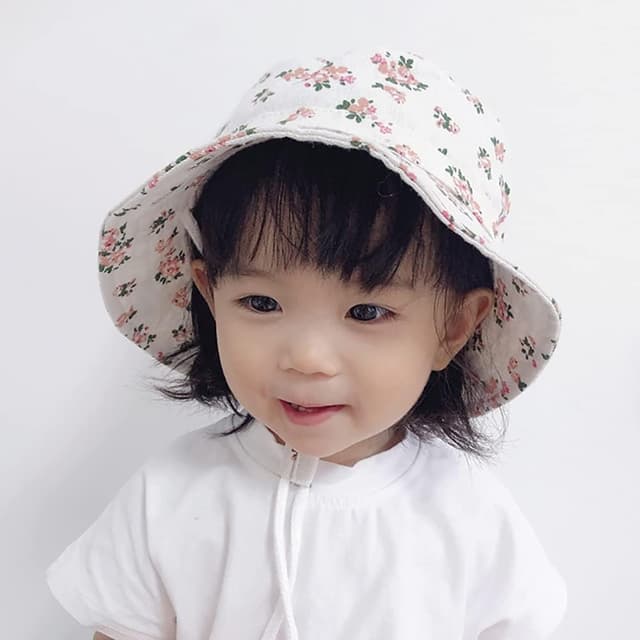 Detalle 2 de Malaxlx Baby & Toddler Bucket Sun Hat with Cute Animal Print (wide brim, 50+ UPF)