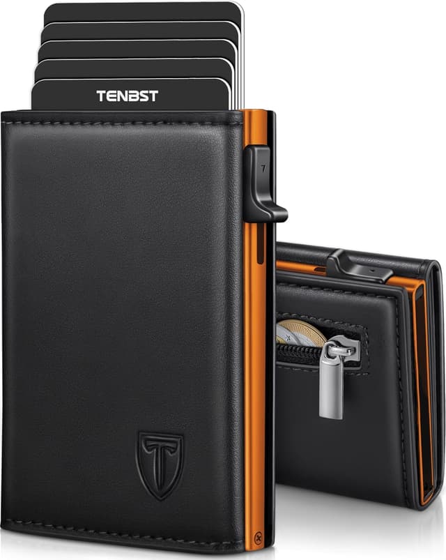 Thumbnail 6 de TENBST Portefeuille cuir 8 cartes đ
