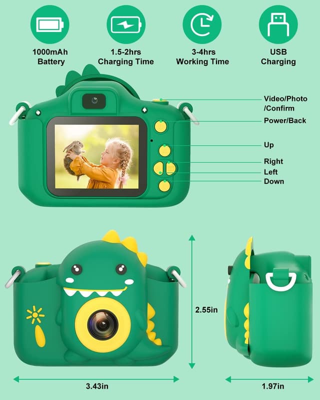 Thumbnail 5 de Hangrui Kids Camera 20MP kids camera with 2.0″ screen