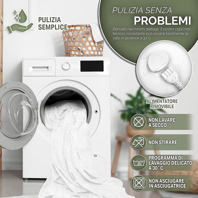 Detalle 2 de sinnlein Sottocoperta Elettrica 160x140 cm