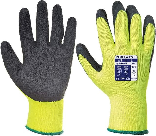 Detalle de Portwest gants thermiques avec grip pour le travail en froid (homme) – protection et adhérence