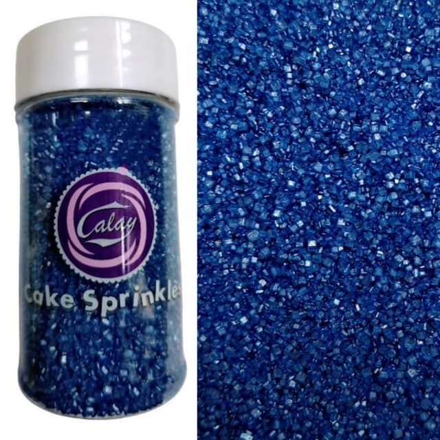 Thumbnail 6 de Essbare Kuchen Dekoration (Zuckersand) Orange, Weiß, Gold, Blau – 168 g