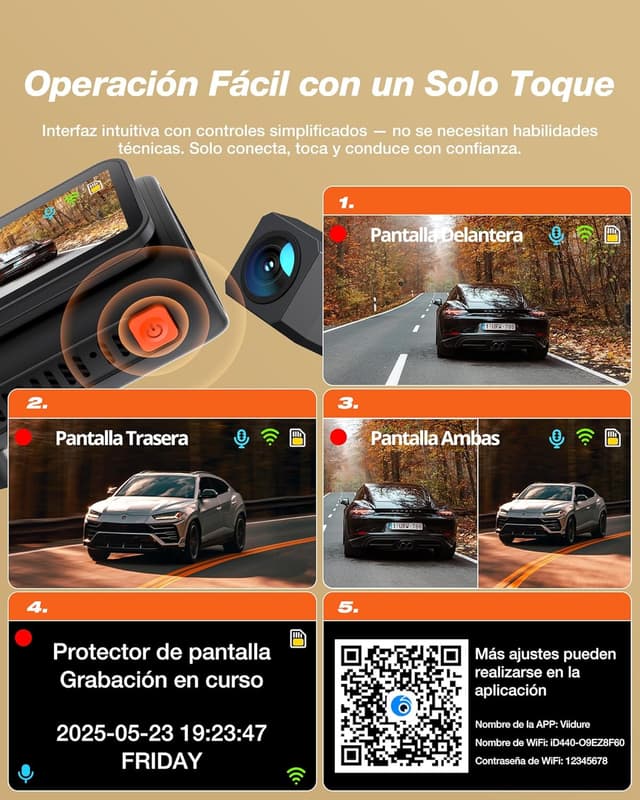 Thumbnail 6 de iZEEKER Dashcam 4K Frontal y Trasera