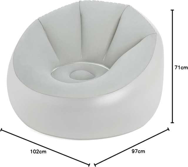Detalle 1 de Bestway 75086 Poltrona Gonfiabile con LED