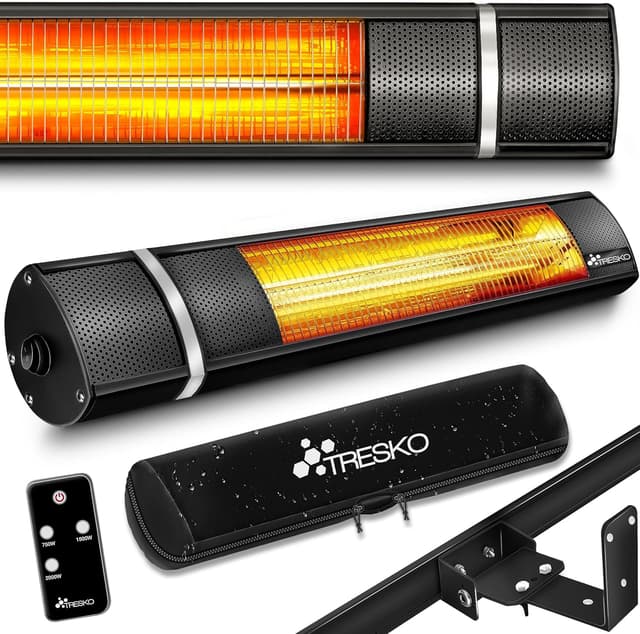 Imagen de TRESKO Stufa a Infrarossi 2000W con telecomando en OfertitasTOP