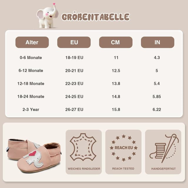 Thumbnail 6 de Chaussons bébé IceUnicorn en cuir souple