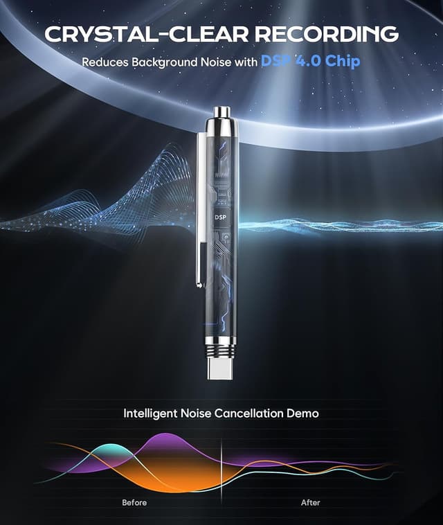 Thumbnail 5 de 64GB Digital Voice Recorder USB-C