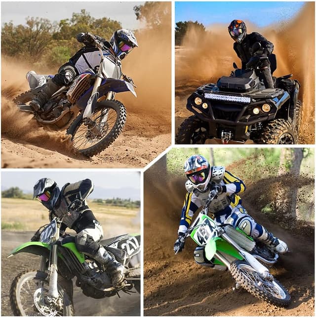 Thumbnail 6 de HOTUT Bike Motorcycle Goggles with UV400 protection, windproof anti-dust lenses and padded foam fit