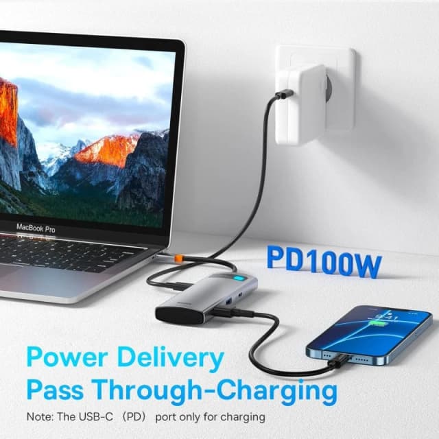 Thumbnail 3 de Baseus Metal Gleam DockStation 7 en 1 — USB-C 100W