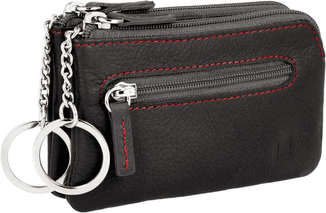 Detalle de Lederow XXL Schlüsseltasche aus echtem Leder