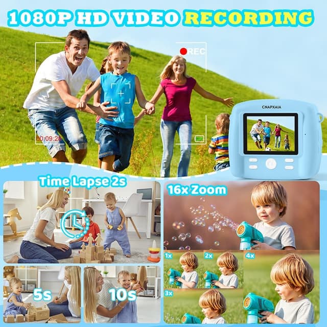 Detalle 2 de CNAPXAIA Sofortbildkamera Kinder 2,4