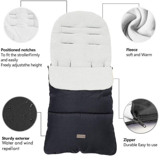 Thumbnail 4 de CrocnFrog Universal Baby Bunting Footmuff 1‑piece 👶