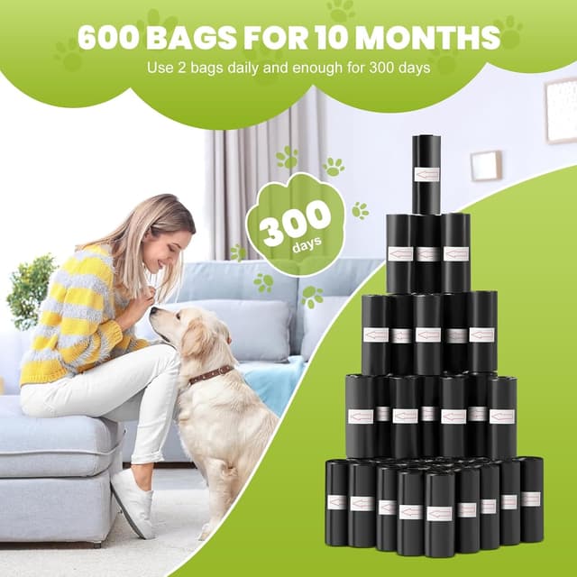 Thumbnail 4 de Diboniur 600 sacchetti cane cacca 23 x 30 cm