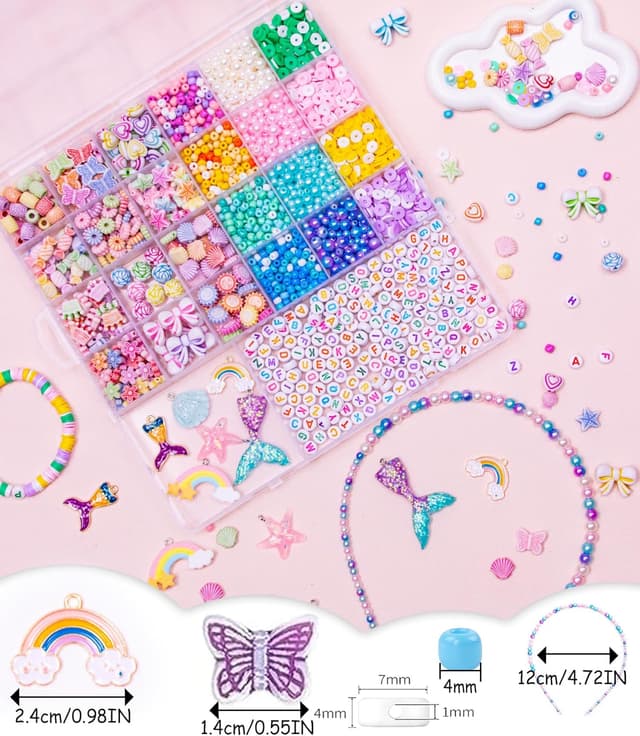 Detalle 2 de MiuCo Perlen Set für Armbänder 1 Box