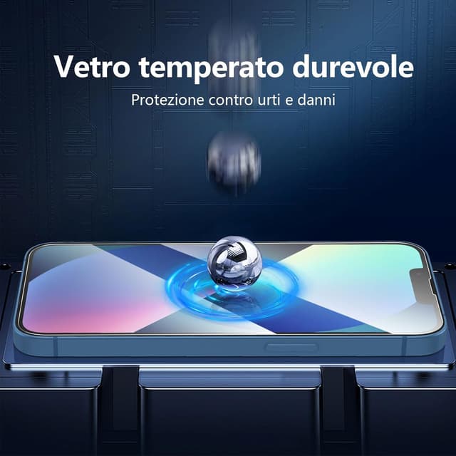 Thumbnail 6 de NEW'C Vetro temperato per iPhone 13/14 6,1" 0,33mm
