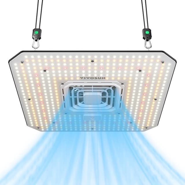 Detalle de VIVOSUN AeroLight A150SE luce di crescita LED 150W con ventola integrata, compatibile con app (per Growhub E42A/E25)