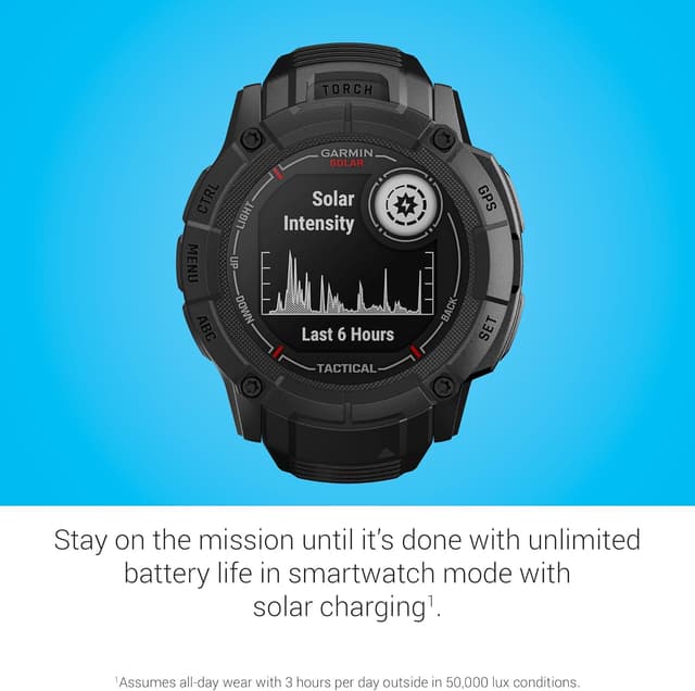 Thumbnail 2 de Garmin Instinct 2X Solar Tactical 50mm GPS Watch
