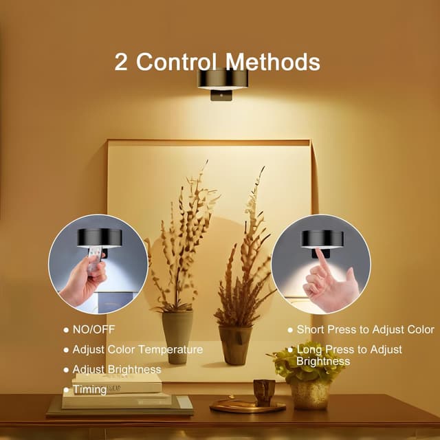 Thumbnail 2 de Anmossi LED Picture Wall Light 3-pack, rechargeable 🖼