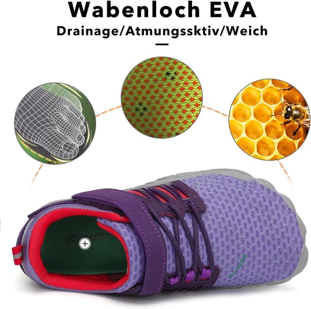 Detalle 2 de SAGUARO Barfußschuhe Kinder Gr. 24-36