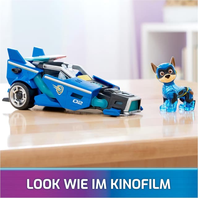 Detalle 2 de PAW Patrol Mighty Kinofilm Chase Polizeiauto 17 cm