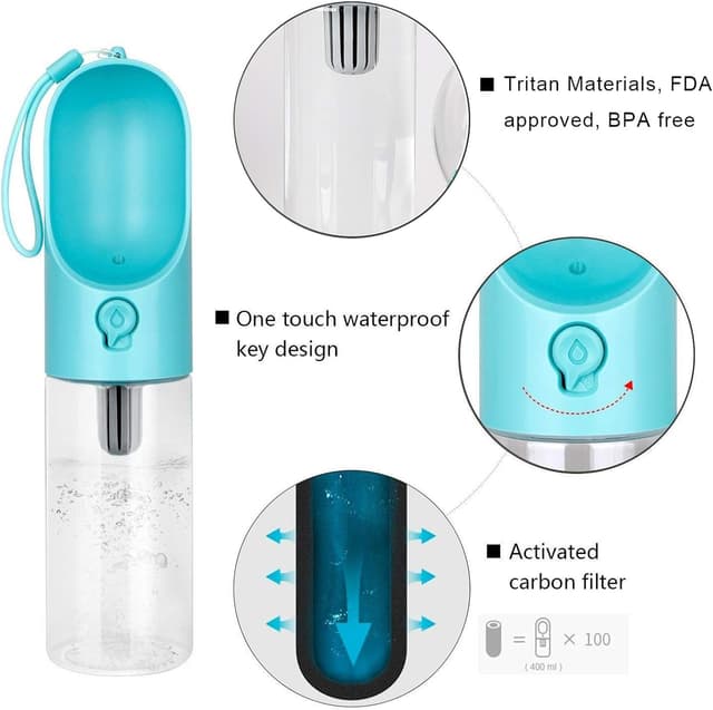 Thumbnail 1 de PETKIT P008 EVERSWEET Hundetrinkflasche 400 ml