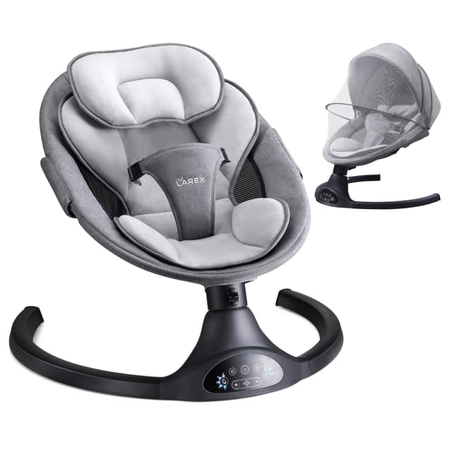 Imagen de LAREX Baby Swing 5 Speeds, Bluetooth & Remote 👶 en OfertitasTOP