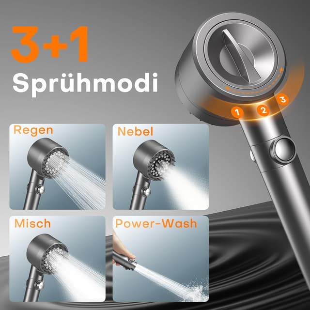 Detalle de FEELSO Duschkopf mit 15-Stufen Filter