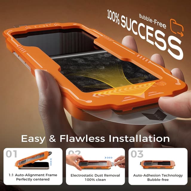 Thumbnail 4 de Zeniss NeverBreak 9H+ Screen Protector for iPhone 16 Pro